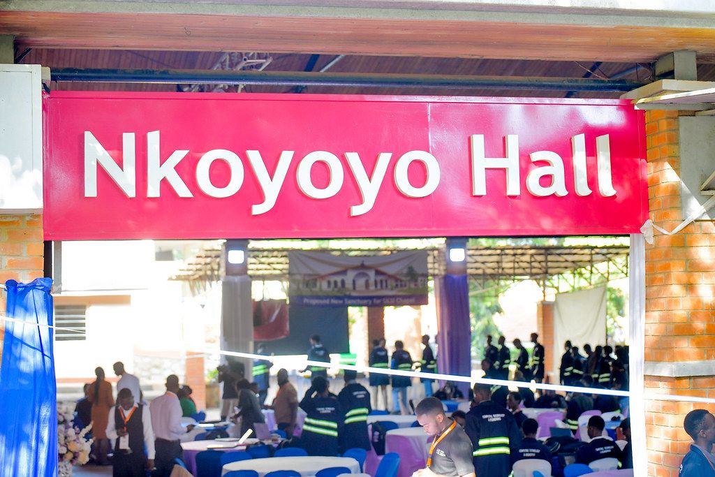 Nkoyoyo Hall filled with attendees at AgentCon Mukono